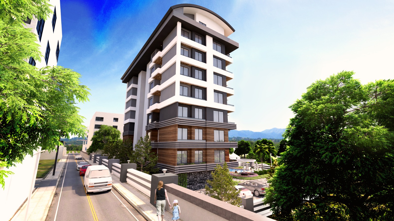 Alanya Avsallar apartments with sea and mountain views image