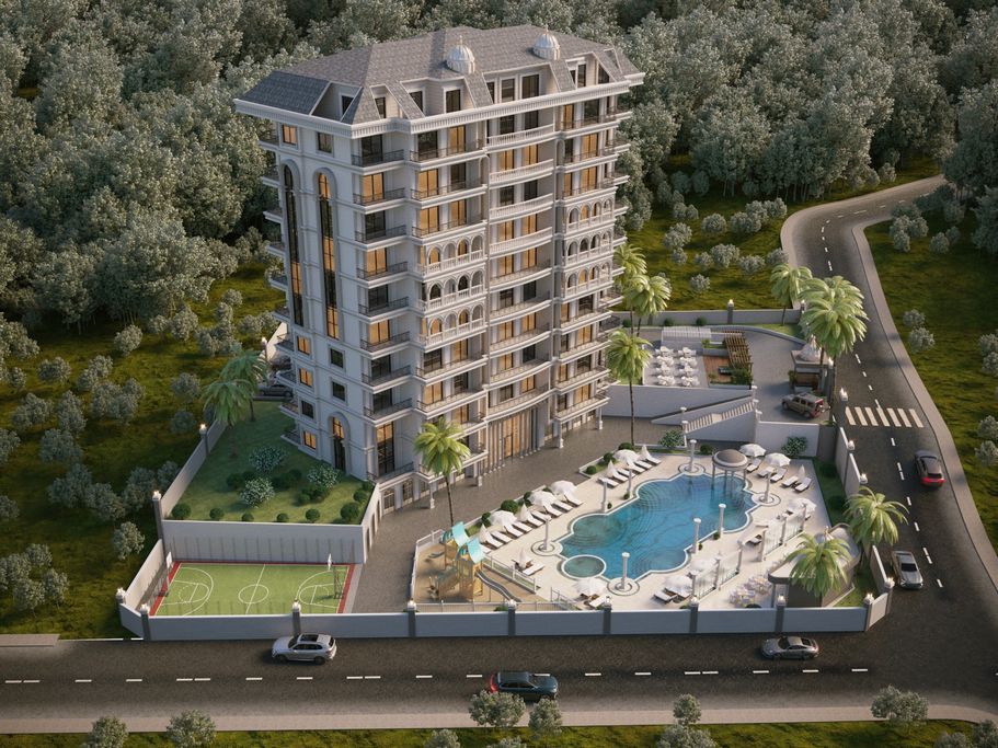 Luxury apartments near the sea in Avsallar, Alanya image