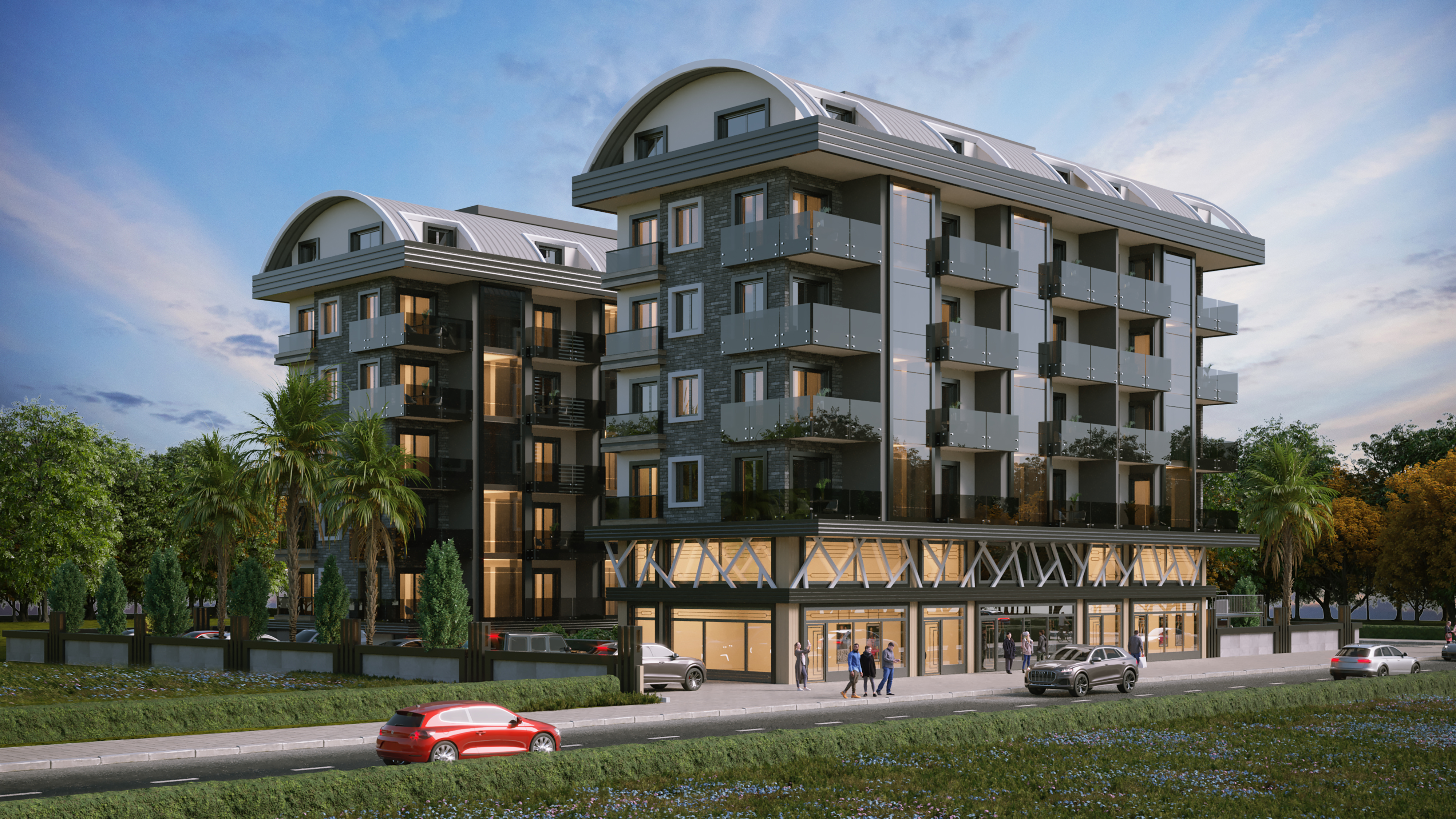 Alanya Kargicak apartments in an elite residential complex image