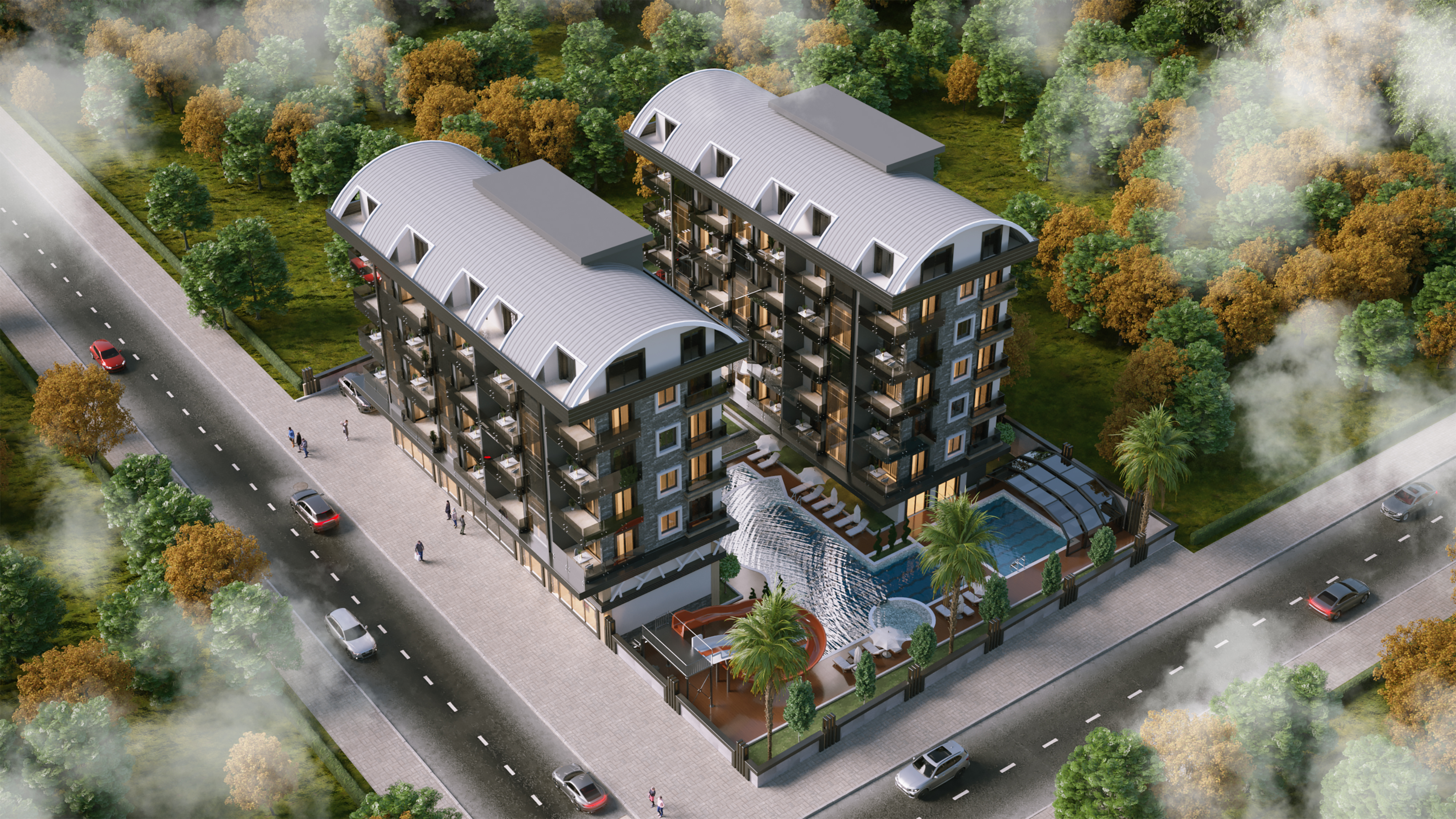 Alanya Kargicak apartments in an elite residential complex image