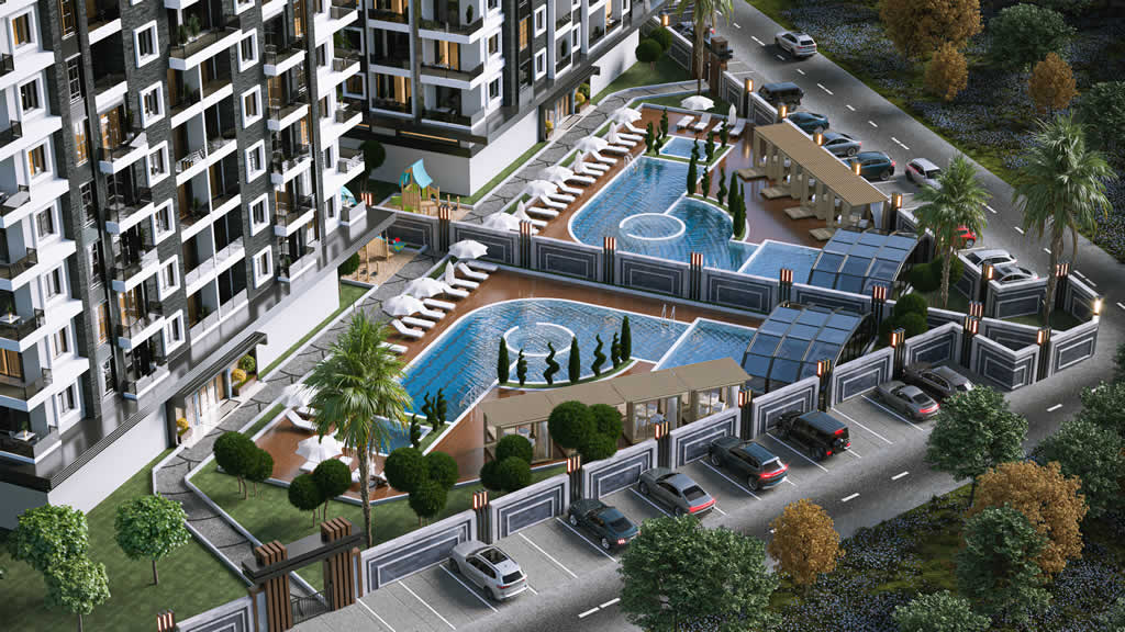 Alanya Mahmutlar Premium project with sea and mountain views image