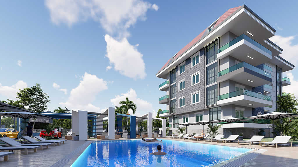 Alanya Oba cozy apartments by installments image