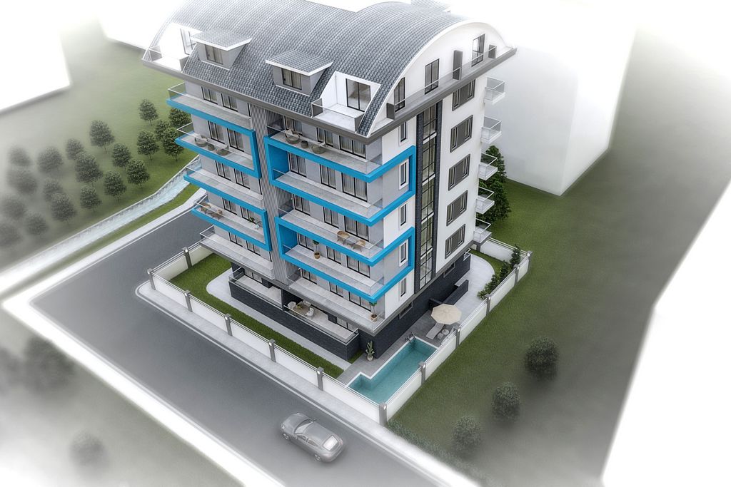 Alanya Mahmutlar new apartments in the developed area image