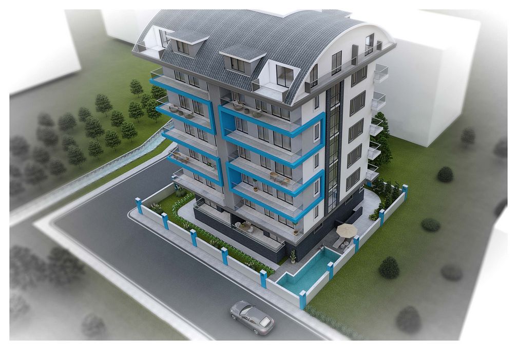 Alanya Mahmutlar new apartments in the developed area image