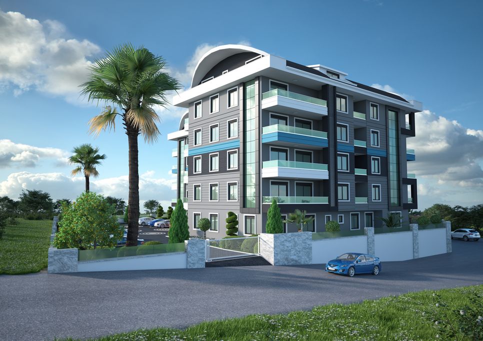 Alanya Oba spacious apartments in the center image