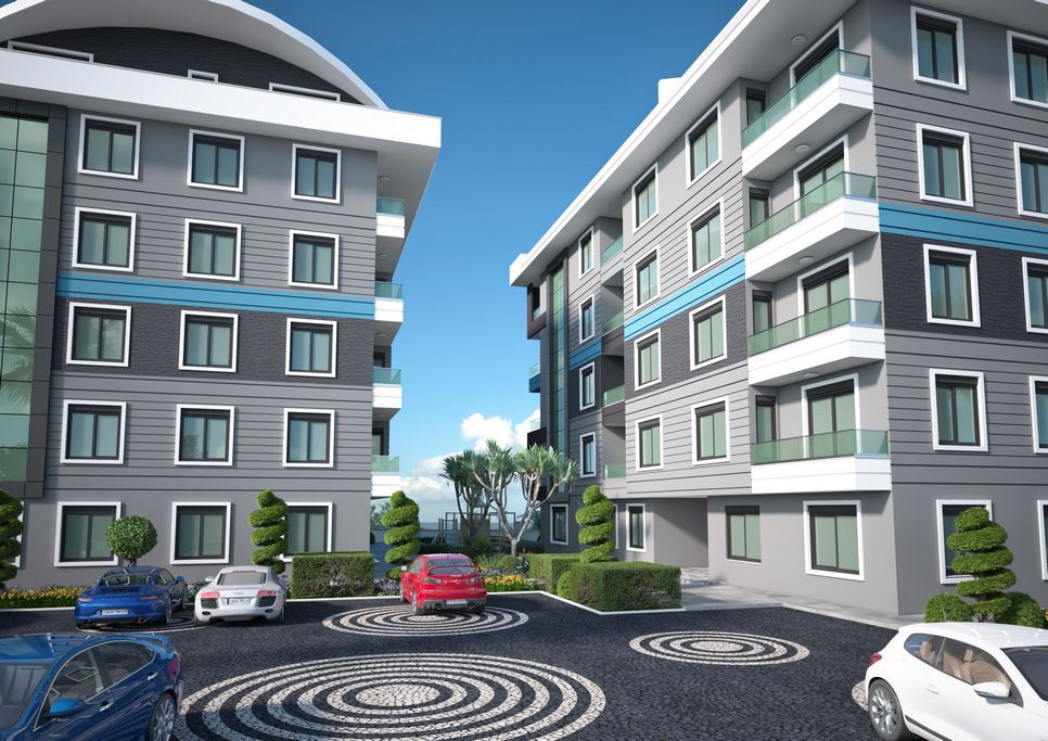 Alanya Oba spacious apartments in the center image