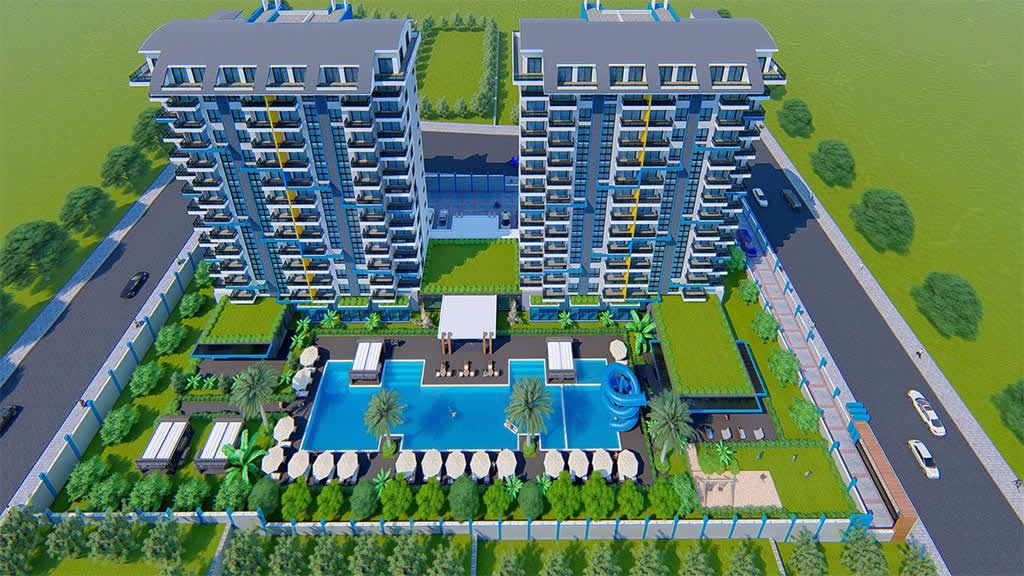 Alanya Mahmutlar SALES new complex with mountain and sea views image