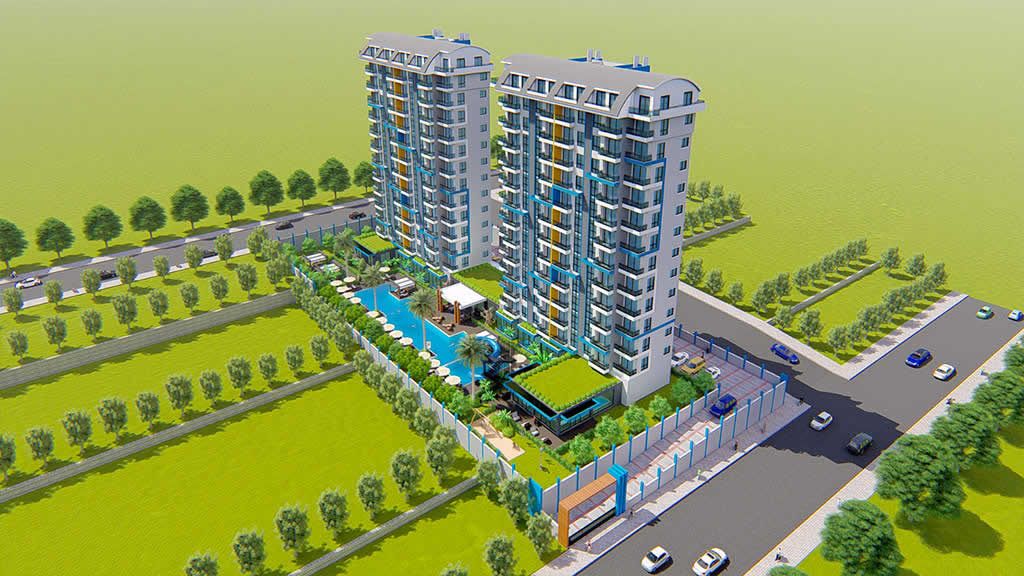 Alanya Mahmutlar SALES new complex with mountain and sea views image