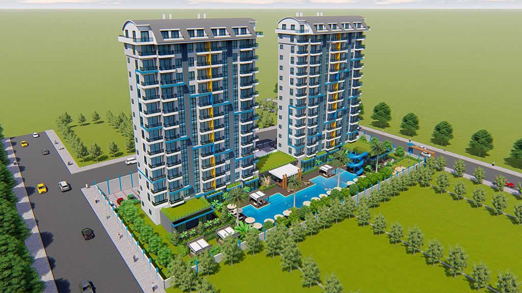 Alanya Mahmutlar SALES new complex with mountain and sea views image