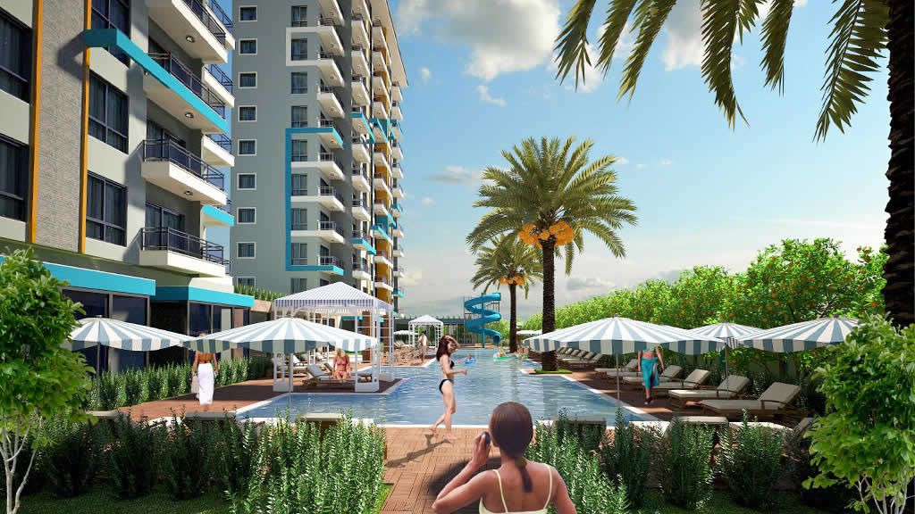 Alanya Mahmutlar SALES new complex with mountain and sea views image