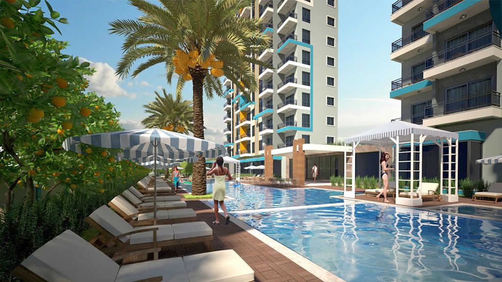 Alanya Mahmutlar SALES new complex with mountain and sea views image