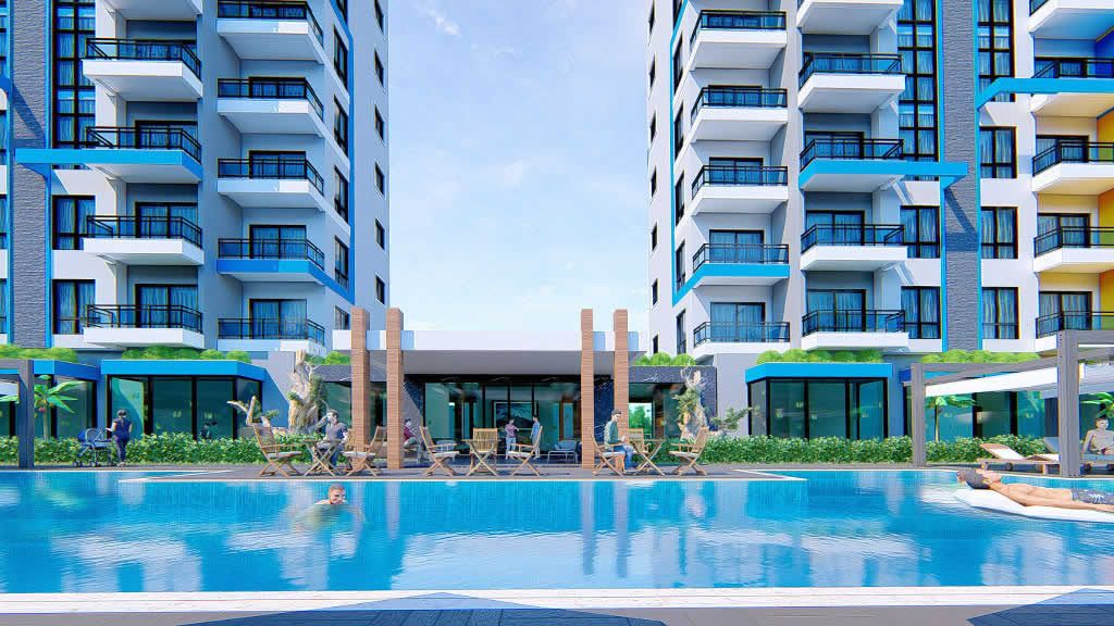 Alanya Mahmutlar SALES new complex with mountain and sea views image