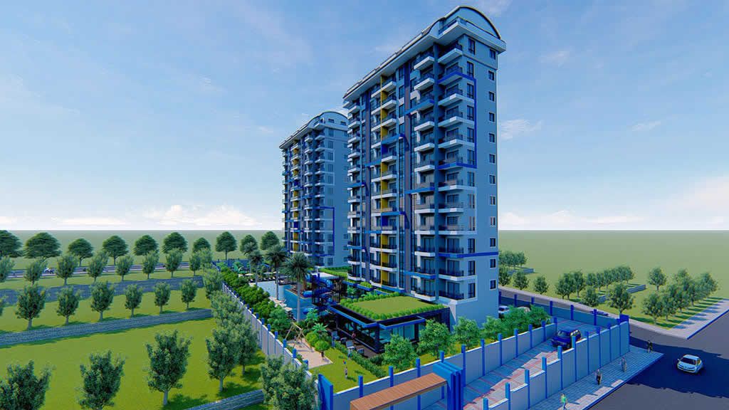 Alanya Mahmutlar SALES new complex with mountain and sea views image