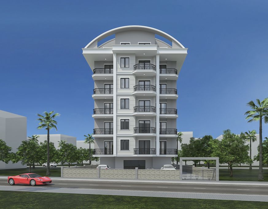 Alanya Mahmutlar apartments from the developer image