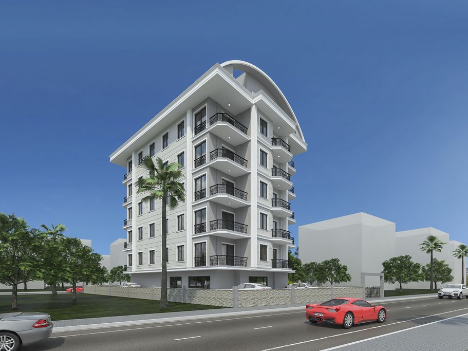 Alanya Mahmutlar apartments from the developer image