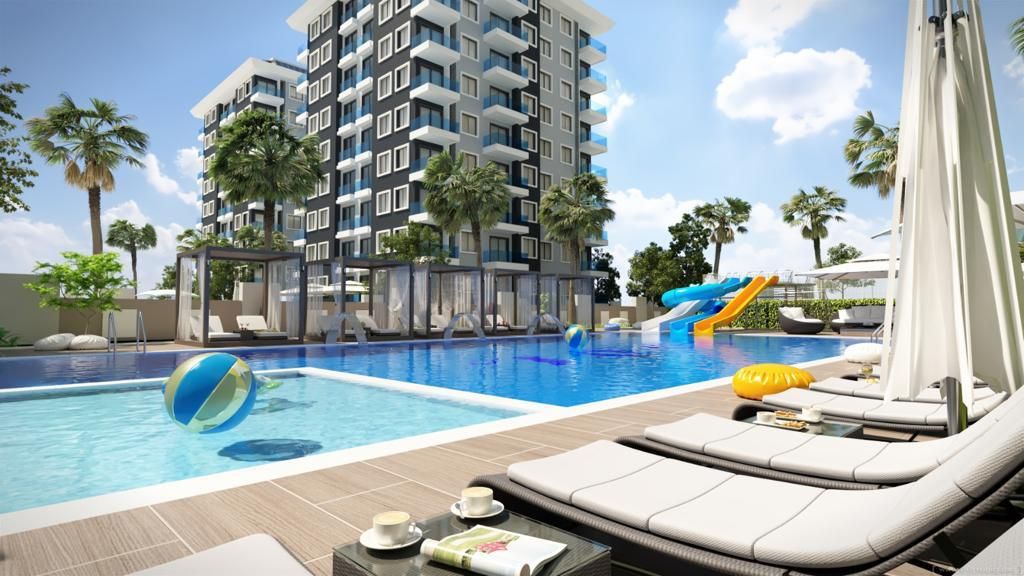 Luxury sales apartments on the coast in Alanya in Mahmutlar image