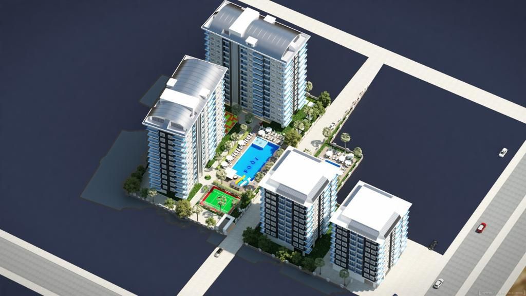 Luxury sales apartments on the coast in Alanya in Mahmutlar image