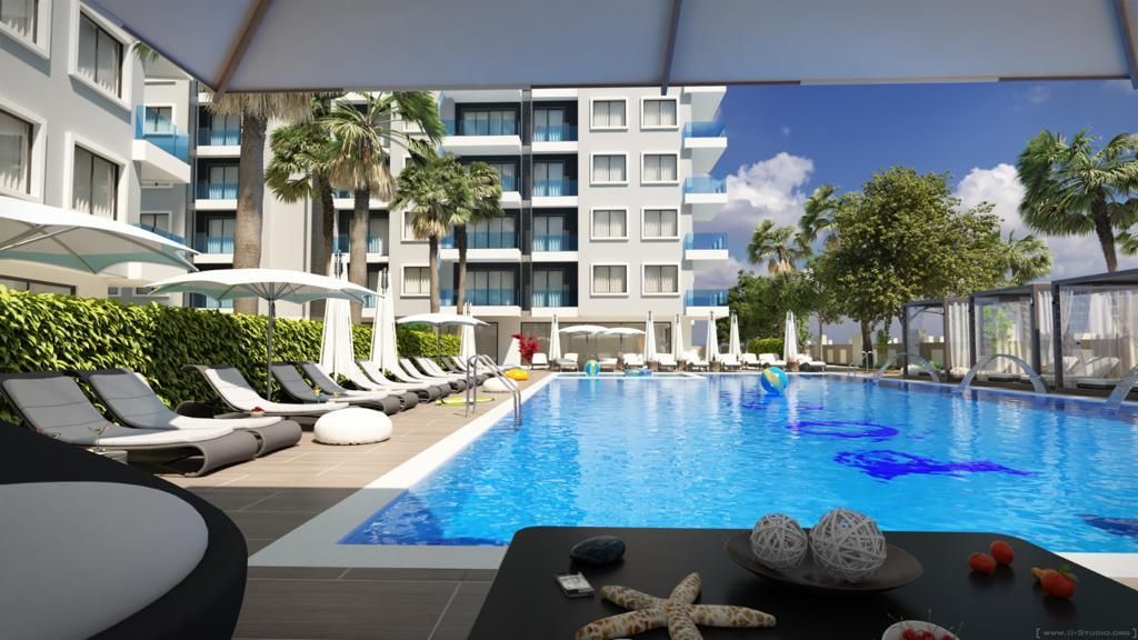 Luxury sales apartments on the coast in Alanya in Mahmutlar image