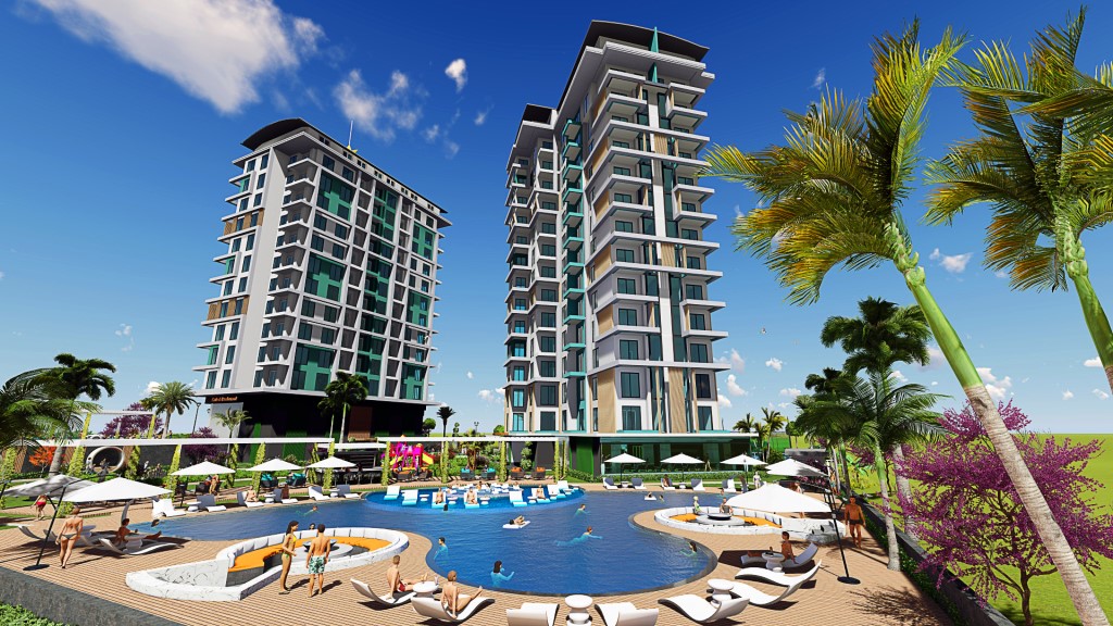 Elite residential complex in Mahmutlar, Alanya image