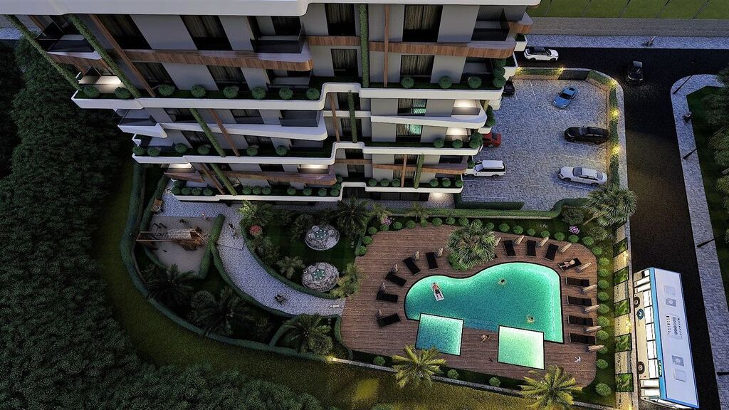 Modern residential complex in Alanya, Avsallar area image