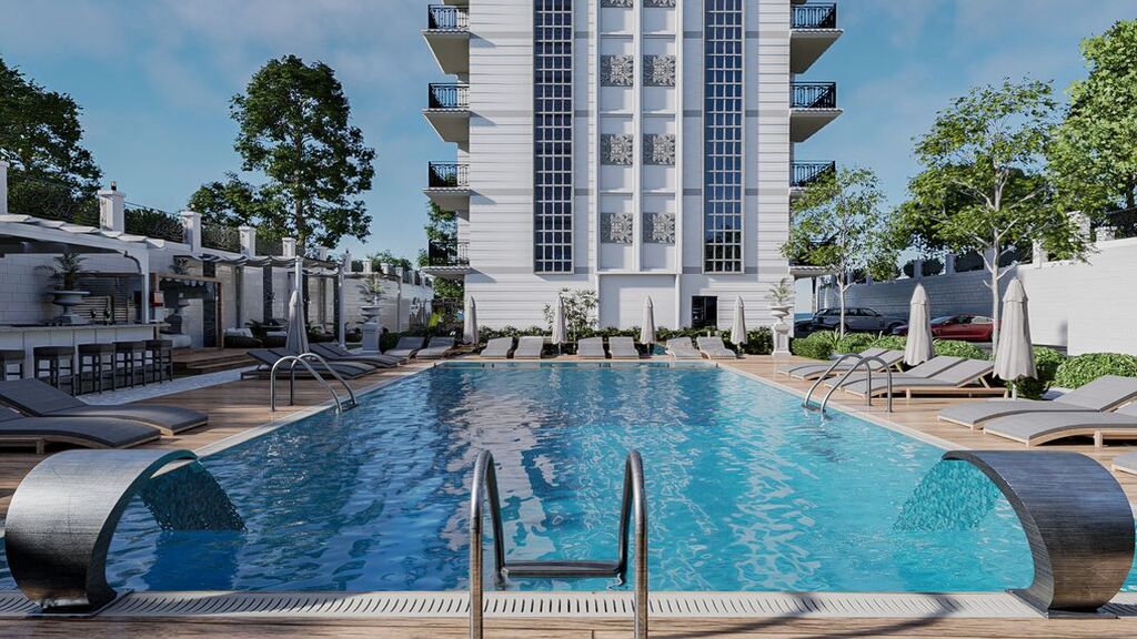 Apartments in a prestigious complex in Alanya, Mahmutlar area image