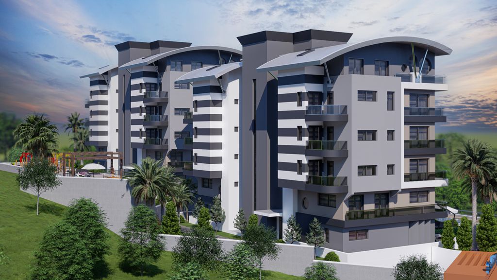 Apartments in an elite residential complex in Alanya - Kargicak image