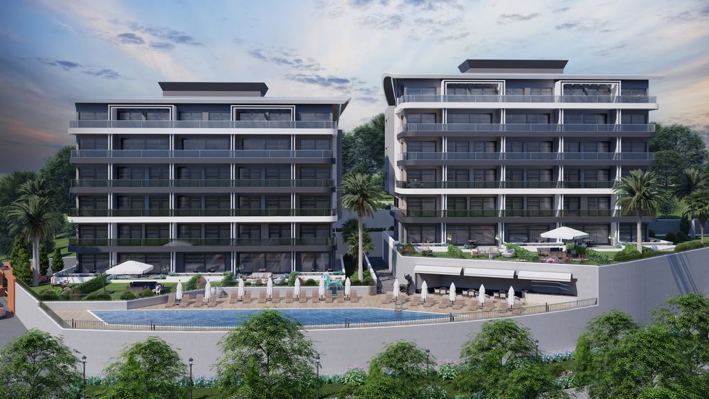 Apartments in an elite residential complex in Alanya - Kargicak image