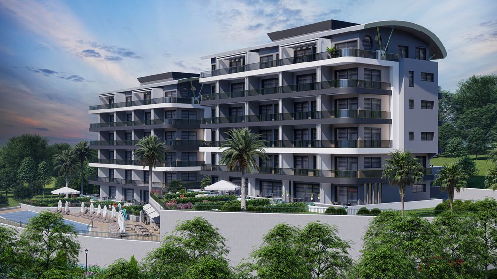 Apartments in an elite residential complex in Alanya - Kargicak image