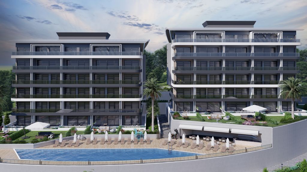 Apartments in an elite residential complex in Alanya - Kargicak image