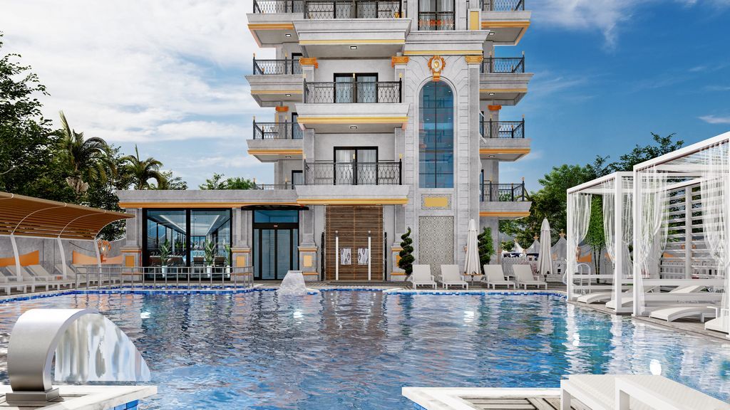 Modern project in Alanya, Mahmutlar region. image