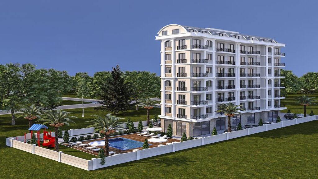 Apartments in a new project in Mahmutlar area image