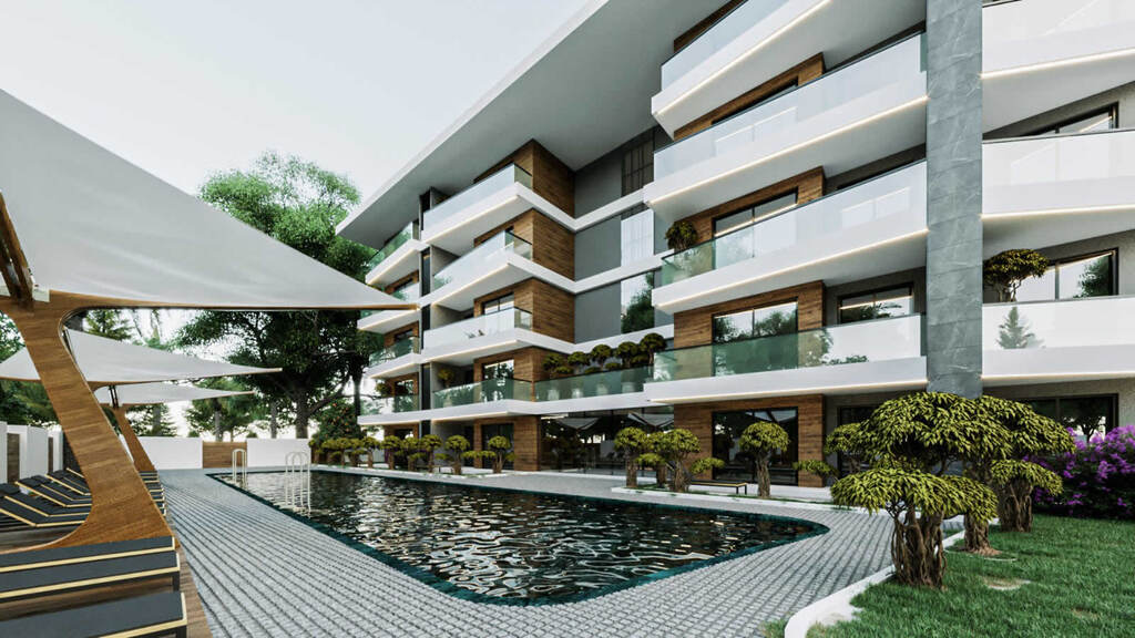 Residential complex near the sea in Alanya Mahmutlar image