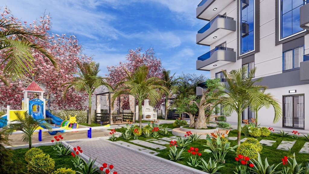 Apartments for sale at the project stage in Alanya, Mahmutlar district image