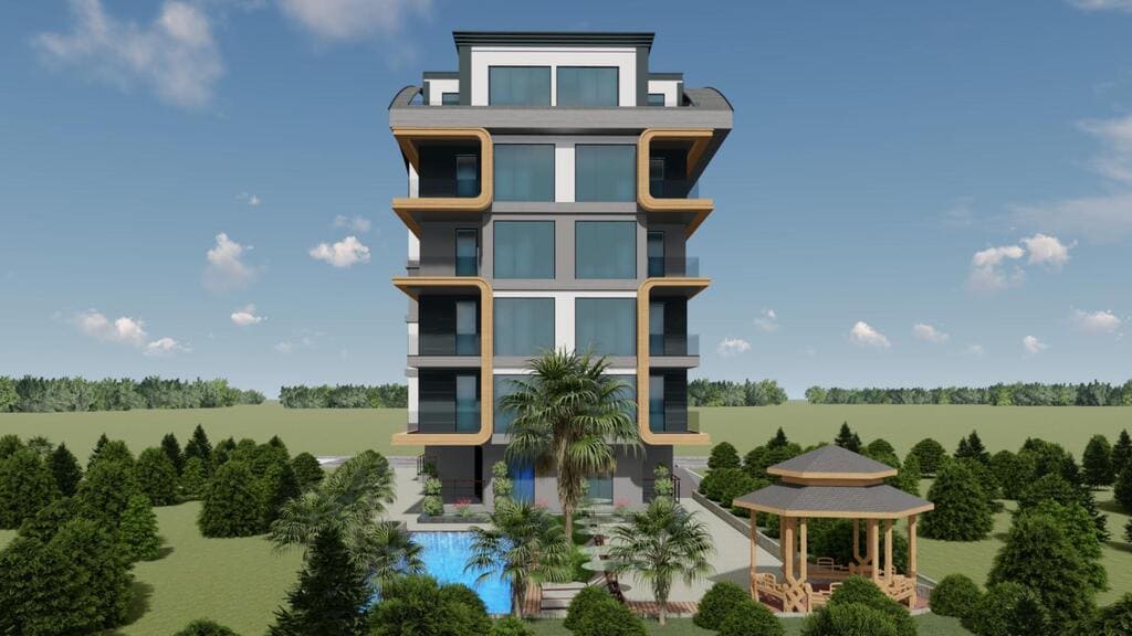 Apartments for sale at the project stage in Antalya image