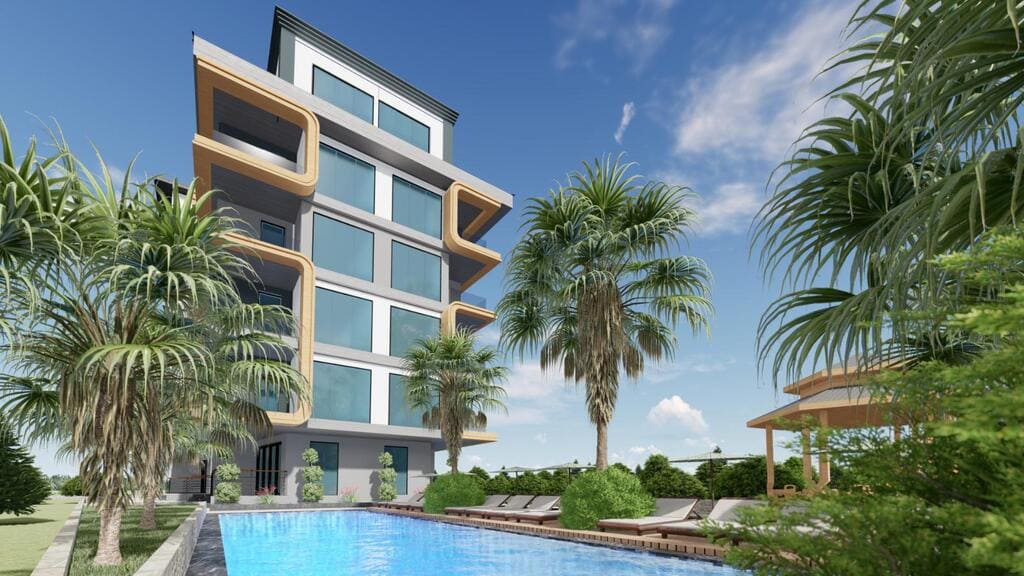 Apartments for sale at the project stage in Antalya image