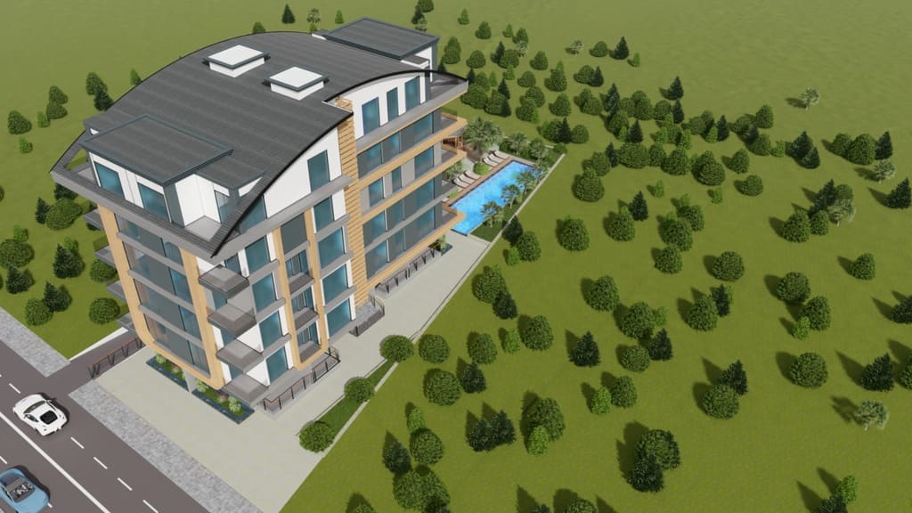 Apartments for sale at the project stage in Antalya image