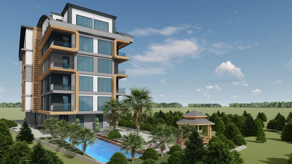 Apartments for sale at the project stage in Antalya image