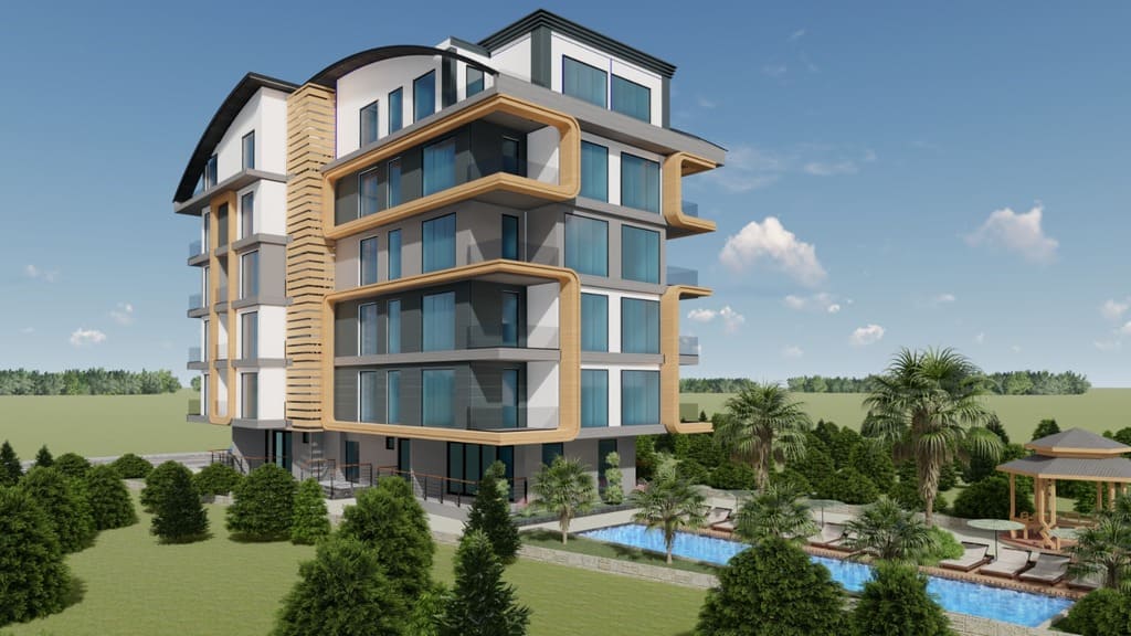 Apartments for sale at the project stage in Antalya image