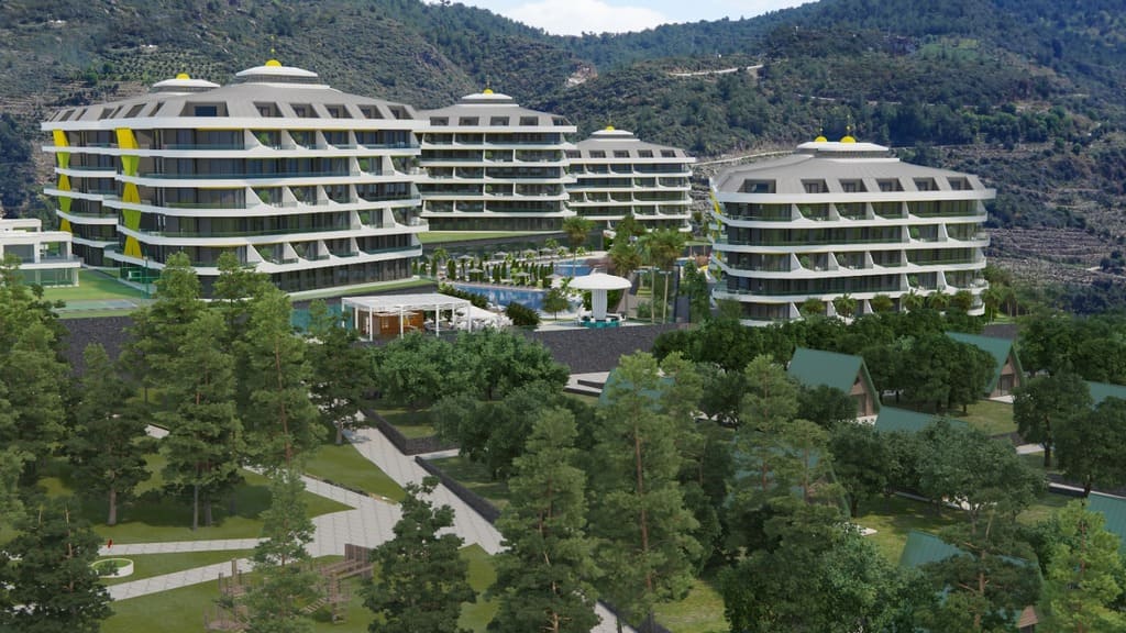 Start of sales of a grandiose project in Alanya, Kargicak district. image