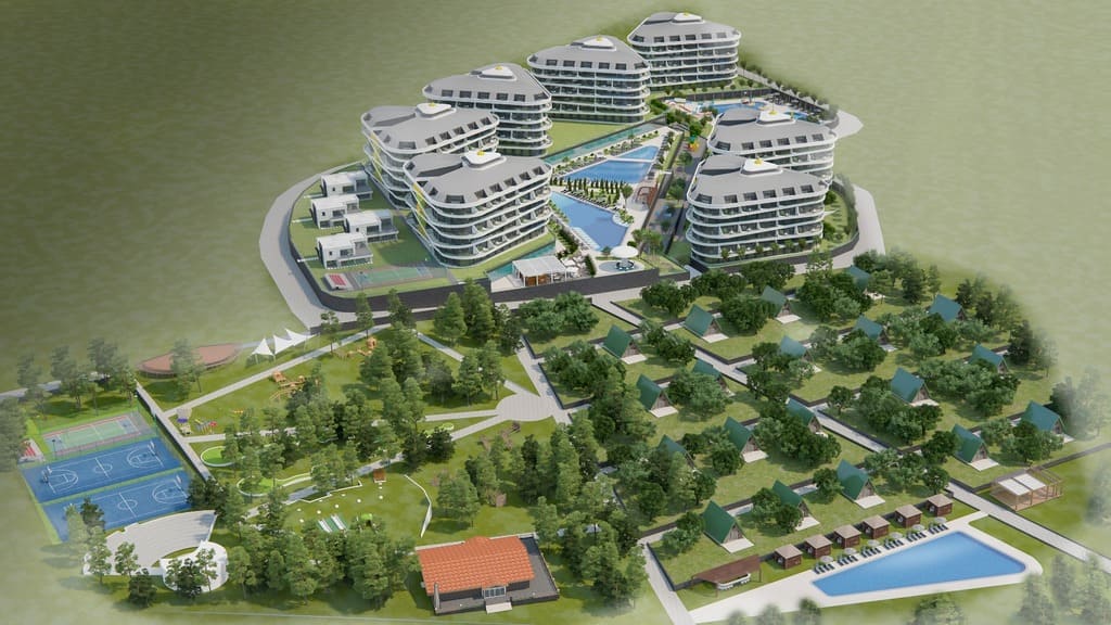 Start of sales of a grandiose project in Alanya, Kargicak district. image