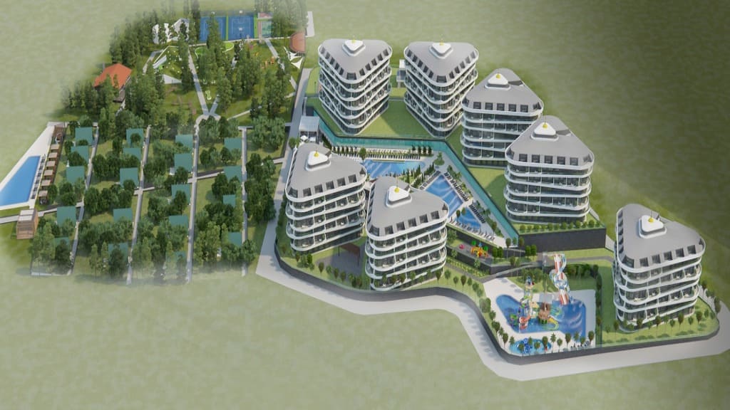 Start of sales of a grandiose project in Alanya, Kargicak district. image