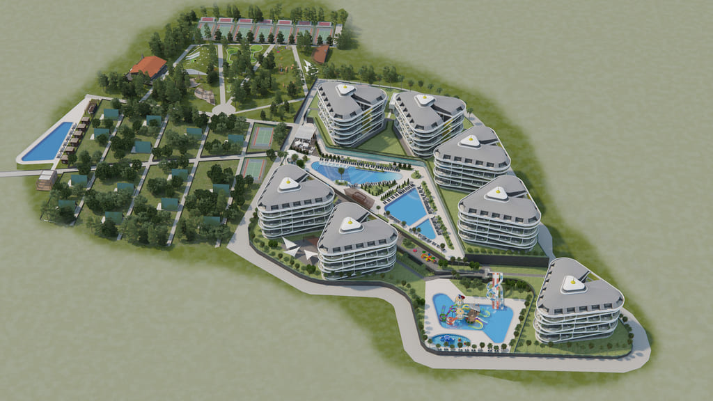 Start of sales of a grandiose project in Alanya, Kargicak district. image