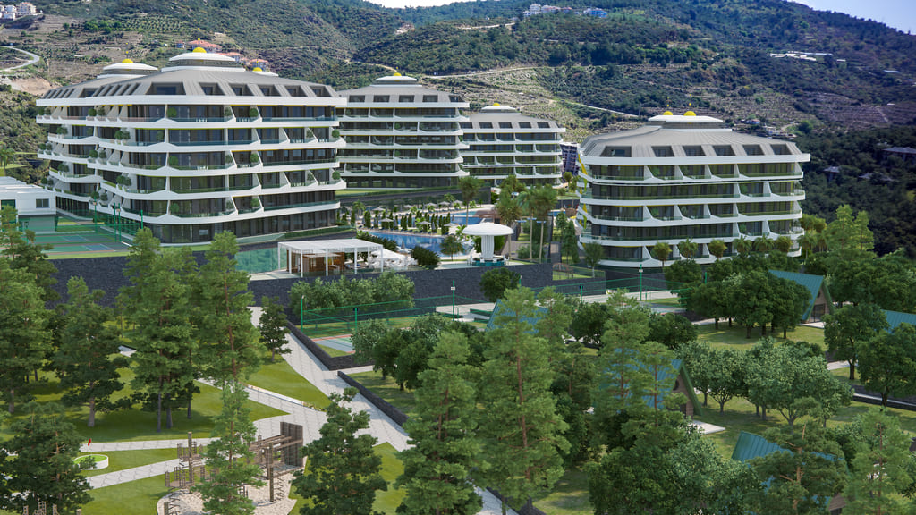 Start of sales of a grandiose project in Alanya, Kargicak district. image