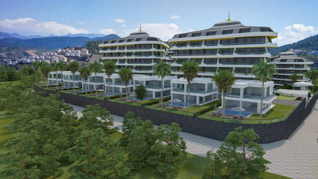 Start of sales of a grandiose project in Alanya, Kargicak district. image