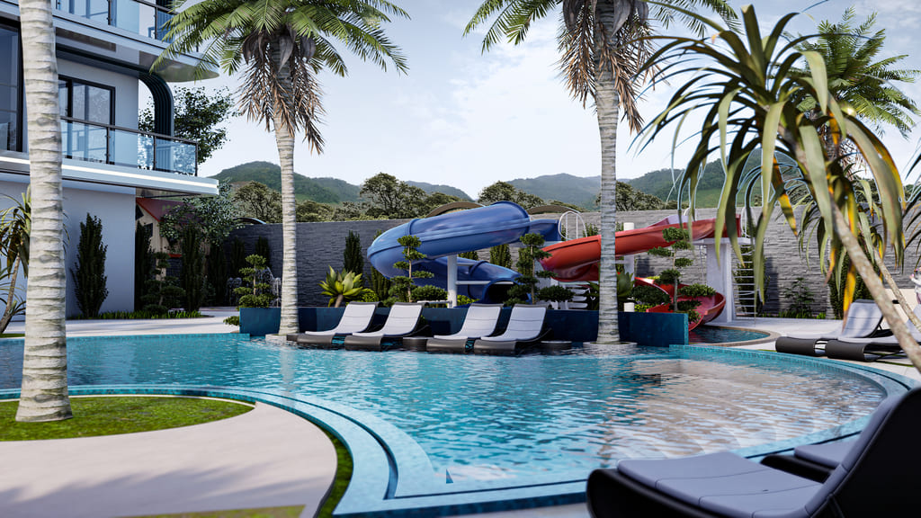 Apartments for sale at competitive prices at the project stage in Alanya image