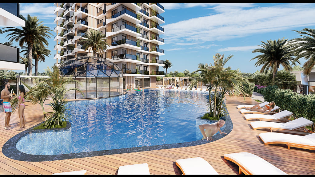 Sale of apartments in an elite complex in the center of Alanya image