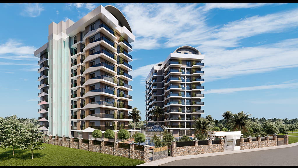 Sale of apartments in an elite complex in the center of Alanya image