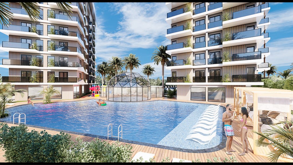 Sale of apartments in an elite complex in the center of Alanya image