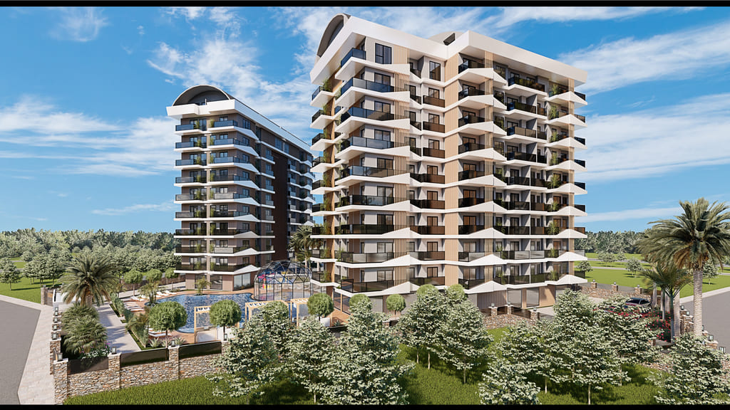 Sale of apartments in an elite complex in the center of Alanya image