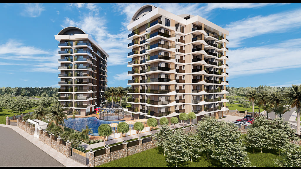 Sale of apartments in an elite complex in the center of Alanya image